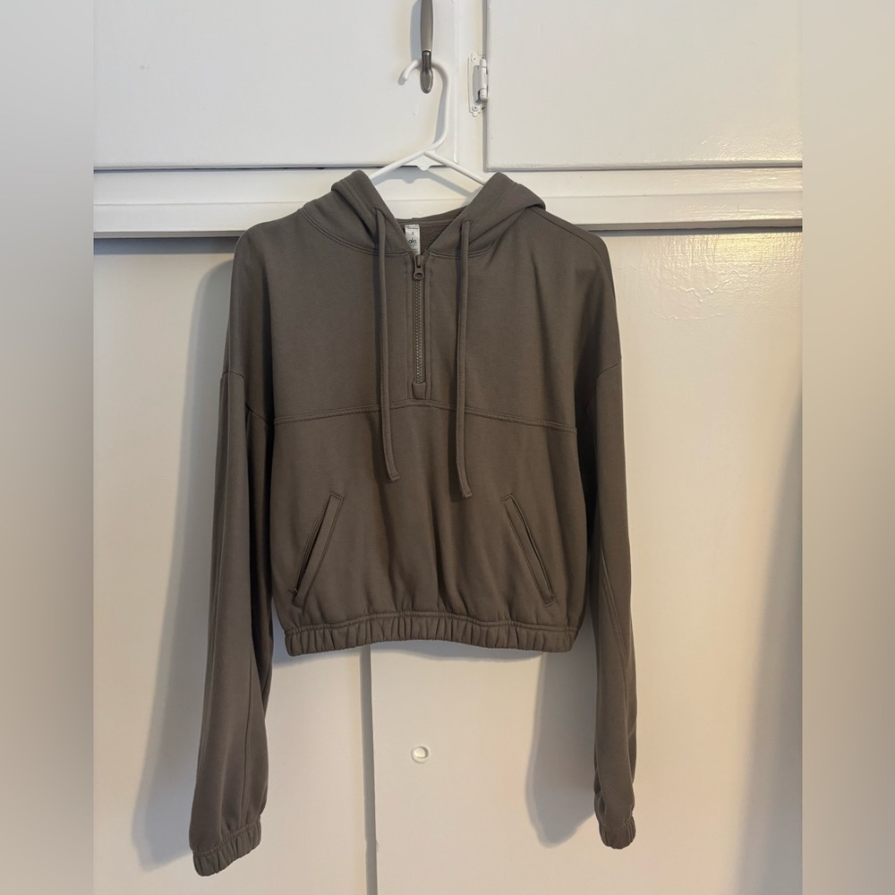 Alo Stadium Half Zip Hoodie